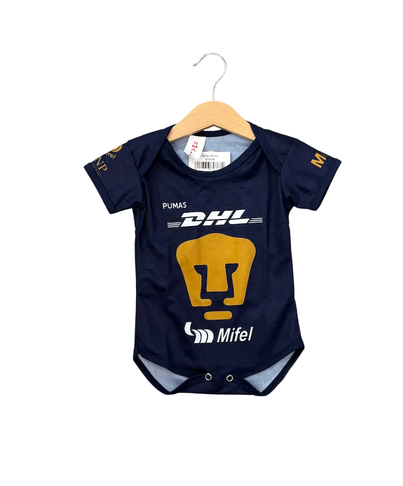 Pumas Blue Baby Onesie Jersey