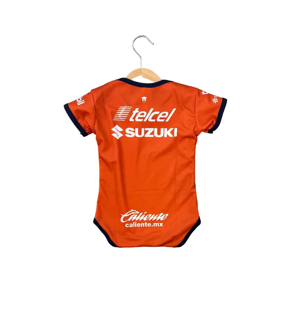 Pumas Orange Baby Onesie Jersey
