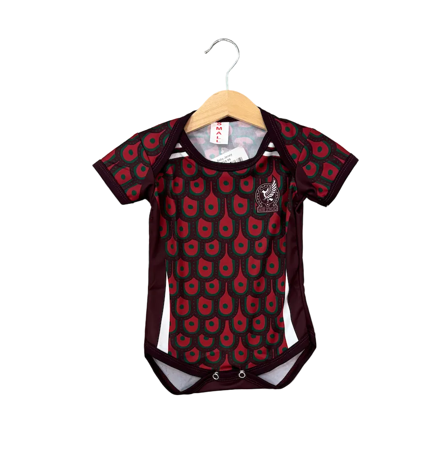 Mexico Burgundy Baby Onesie Jersey