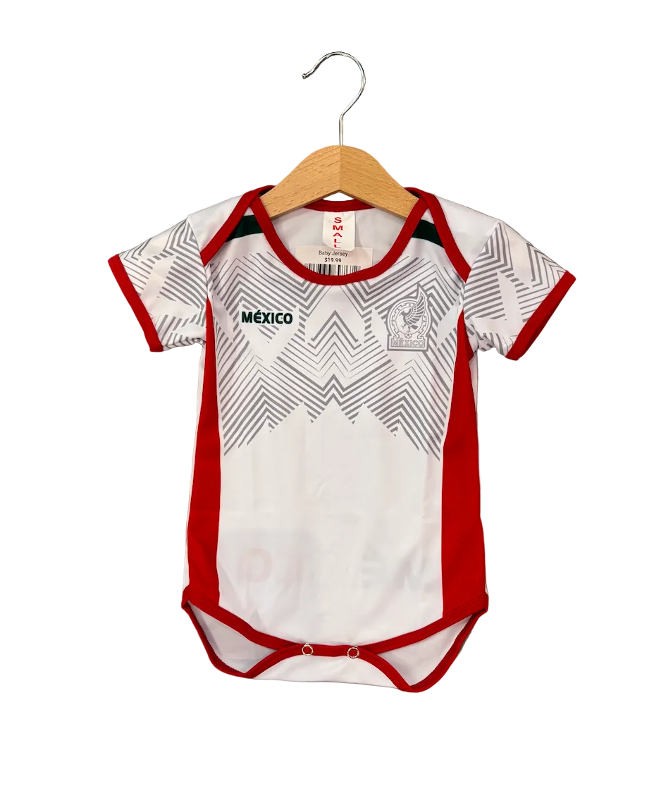Mexico White Baby Onesie Jersey
