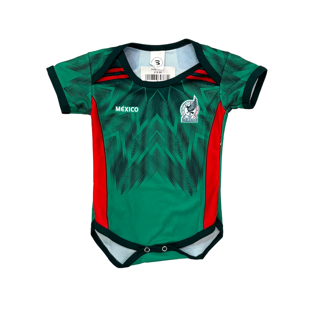 Mexico Green Baby Onesie Jersey