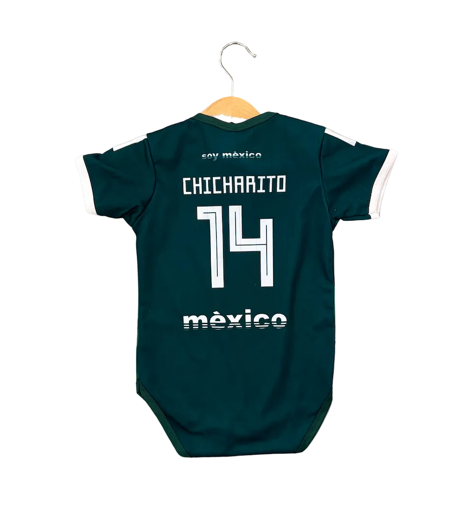 Chicharito Mexico Green Baby Onesie Jersey