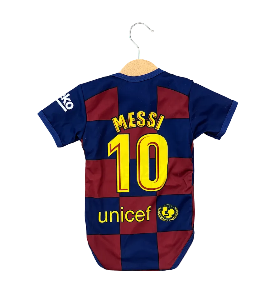 Lionel Messi Barcelona Home Baby Onesie Jersey