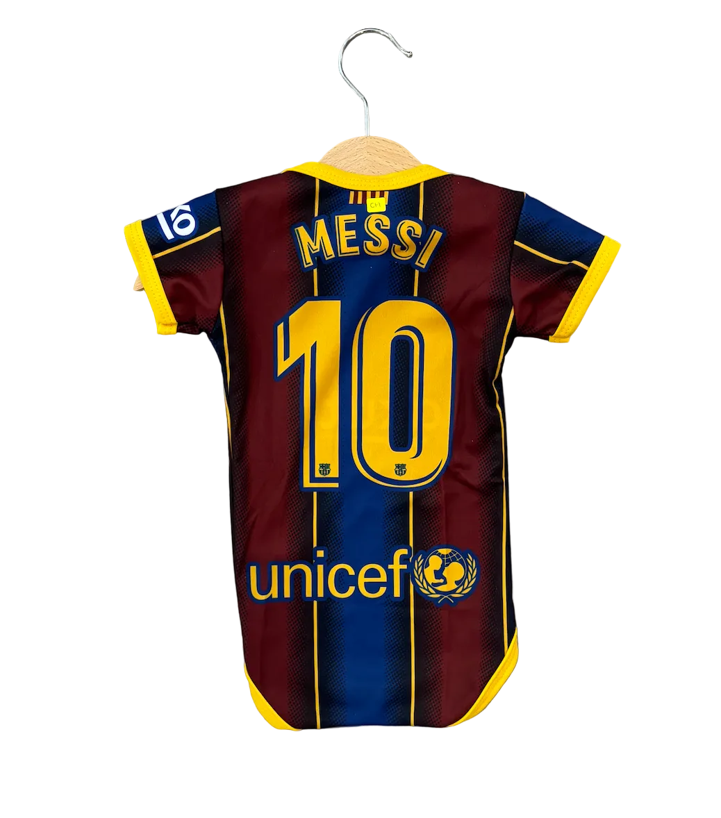 Lionel Messi Barcelona Home Baby Onesie Jersey