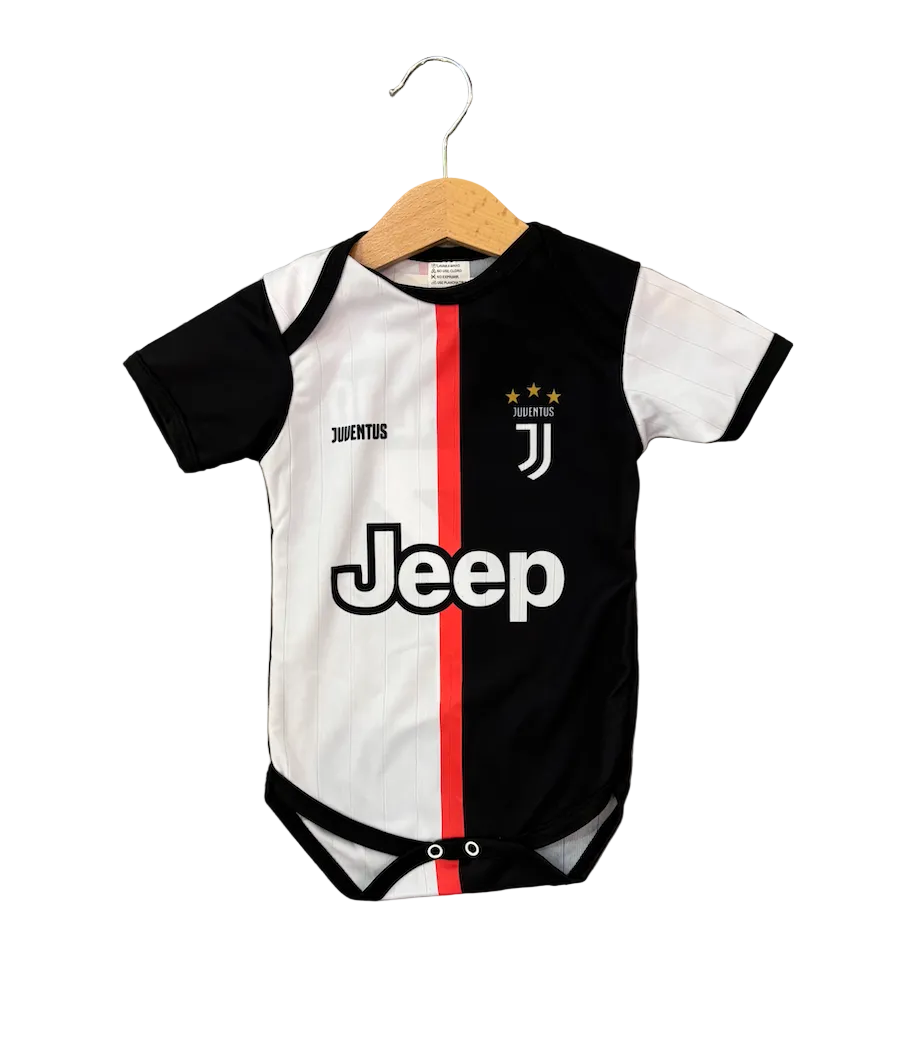 Cristiano Ronaldo Juventus Home Baby Onesie Jersey