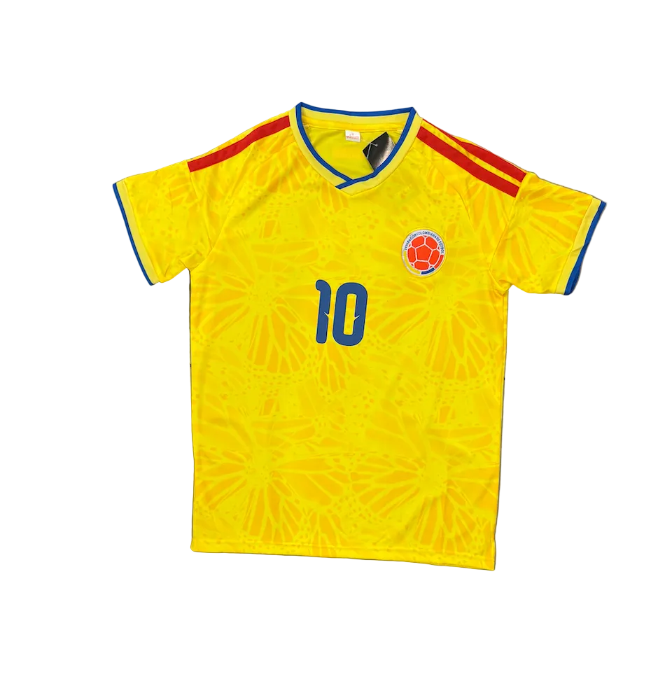 James Rodriguez Colombia Home World Cup 2026 Adult Jersey
