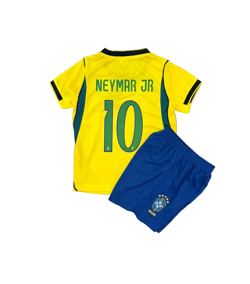 Neymar Jr. Brazil Home World Cup 2026 Kids Jersey
