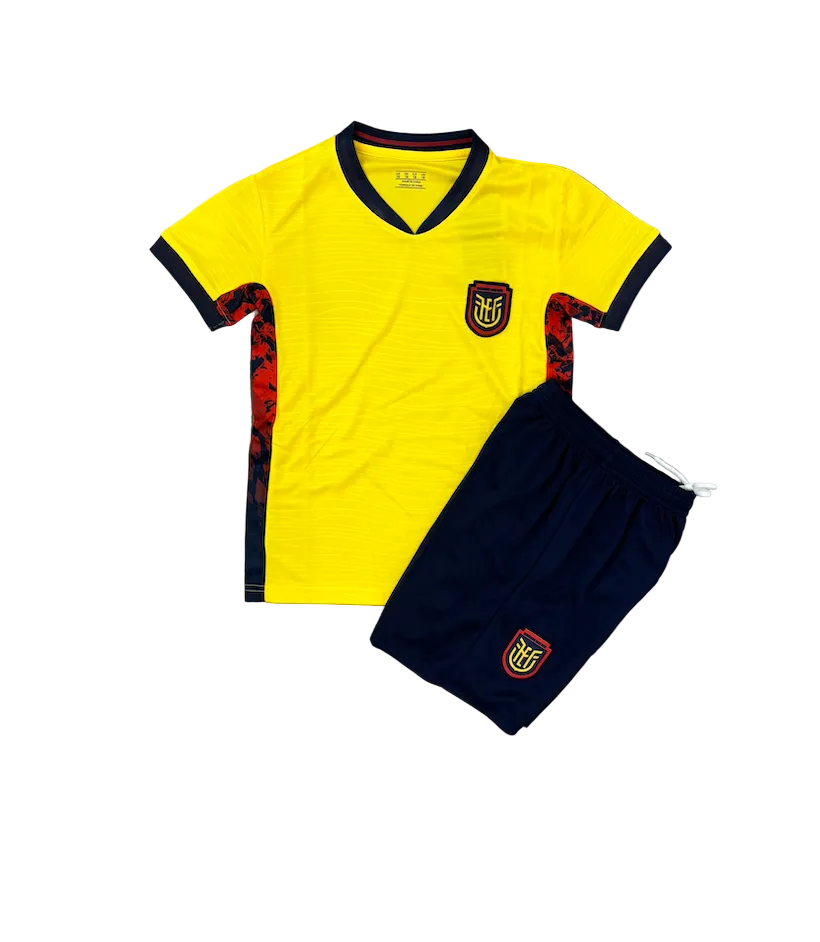 Ecuador Home World Cup 2026 Kids Kit