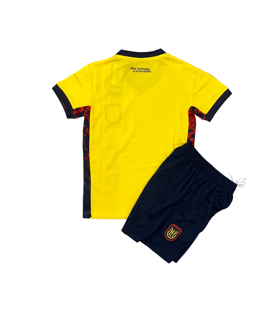 Ecuador Home World Cup 2026 Kids Kit