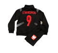Lewandowski Poland Black Adult Zip Up Tracksuit Warm Up