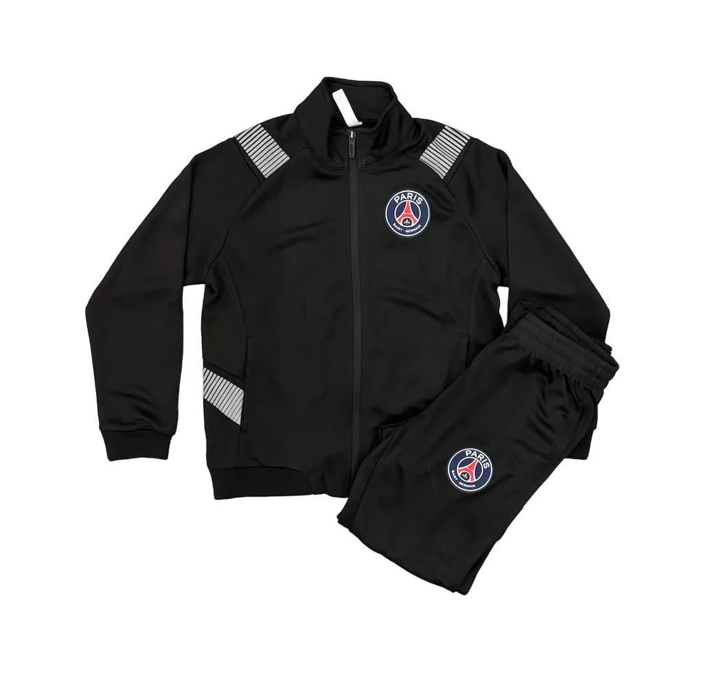 Ousmane Dembele PSG Black Adult Zip Up Tracksuit Warm Up
