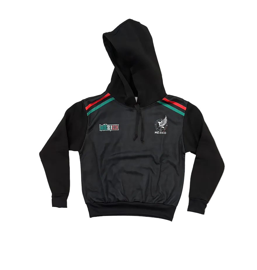 Mexico Black Kids Hoodie