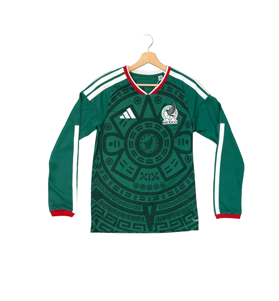 Adidas Mexico Home World Cup 2026 Long Sleeve Adult Jersey