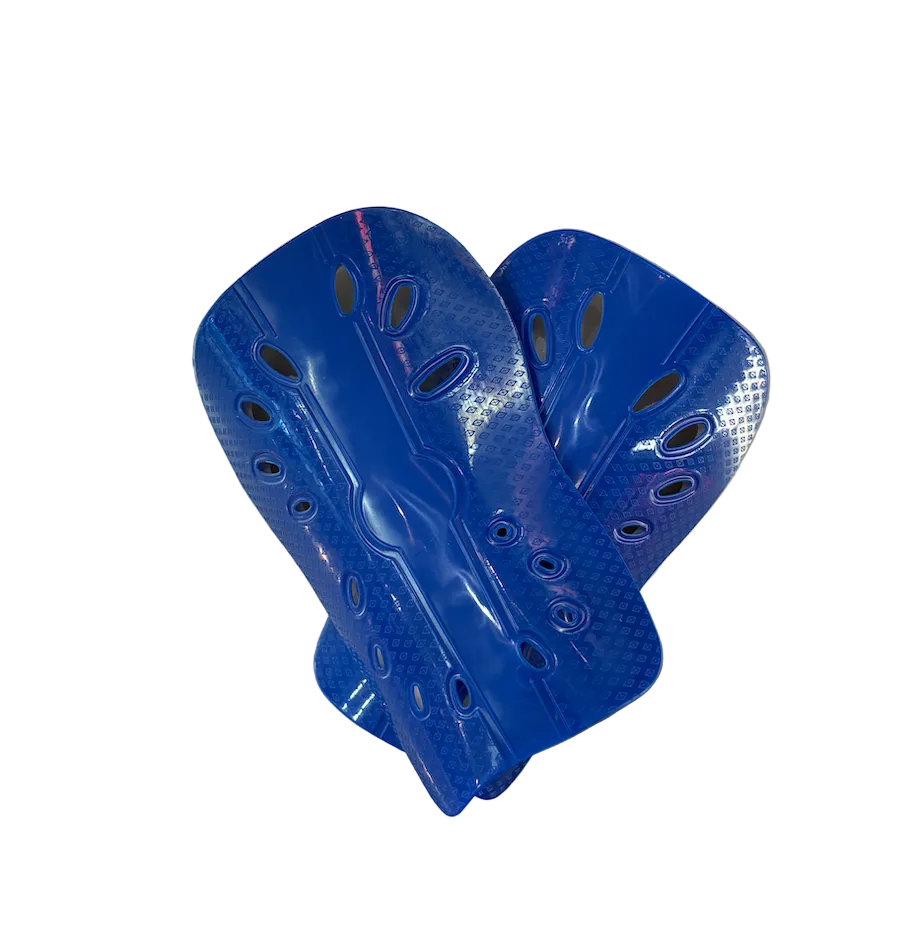Blue One Size Adult Shinguards