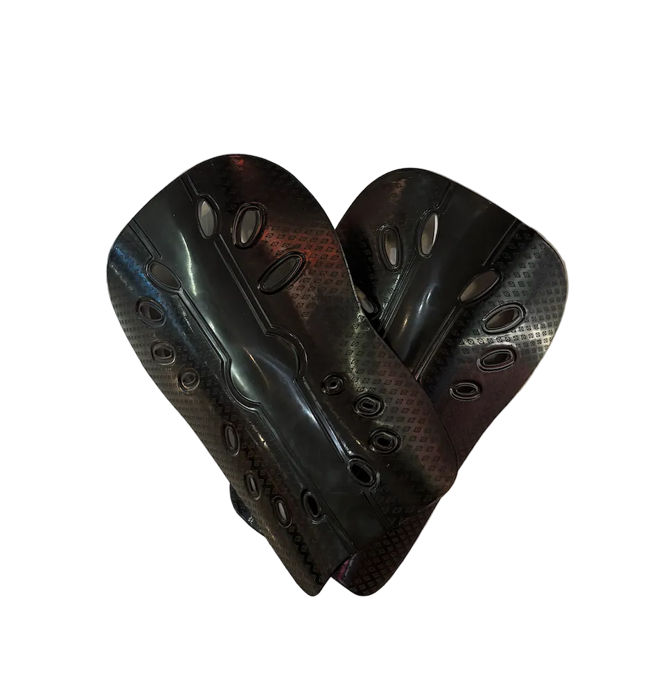 Black One Size Adult Shinguards