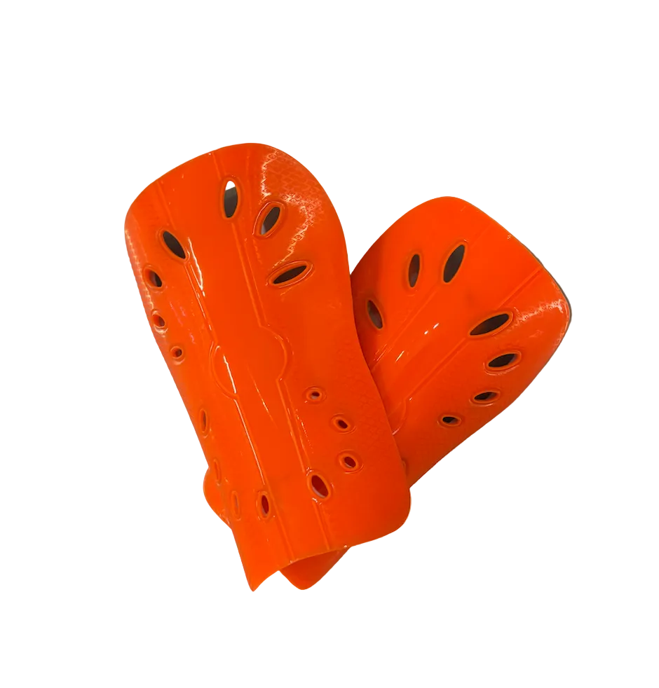 Orange One Size Adult Shinguards