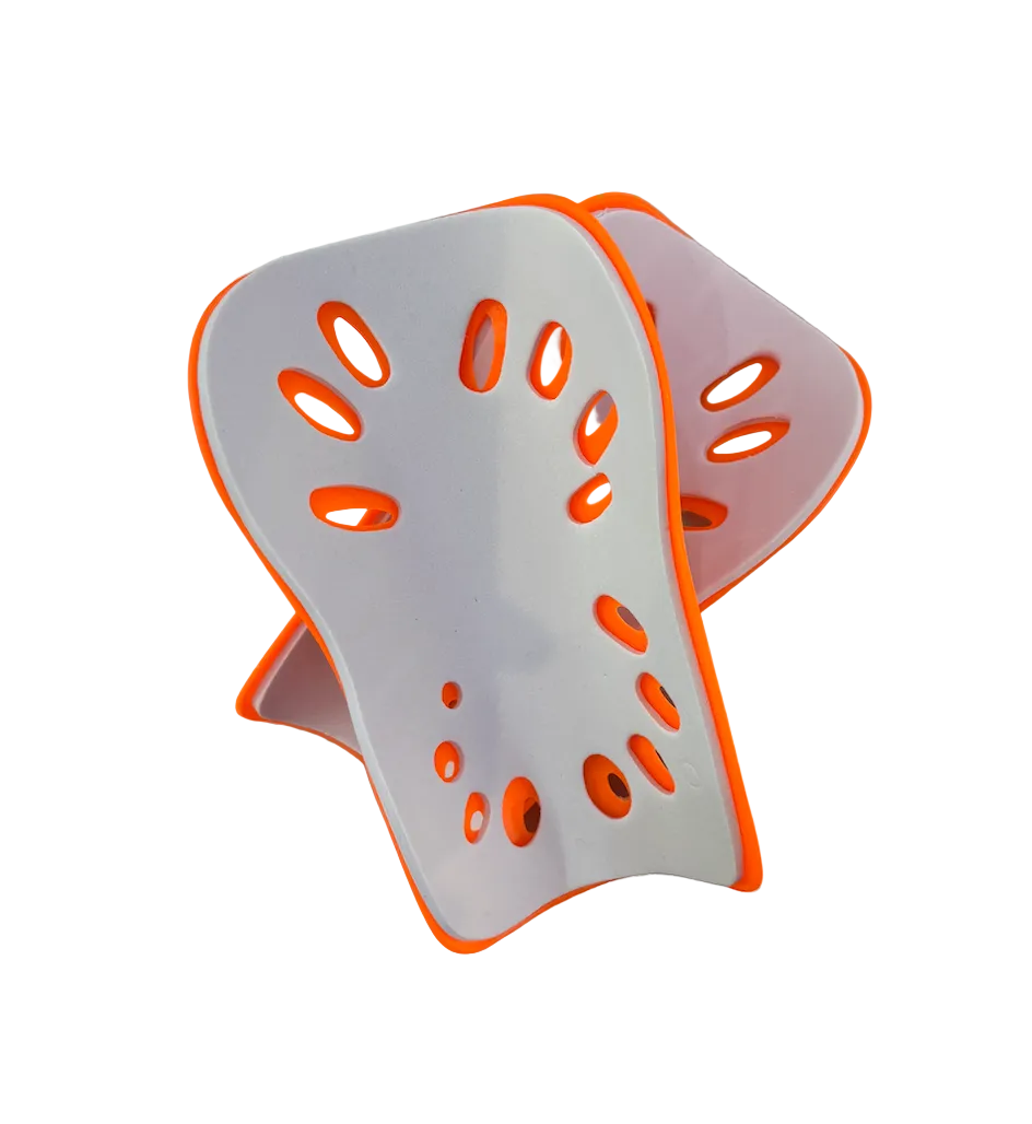 Orange One Size Adult Shinguards