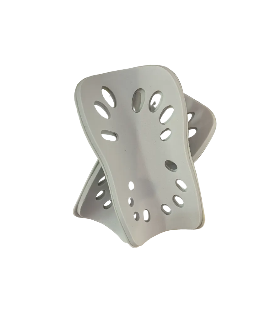 White One Size Kids Shinguards