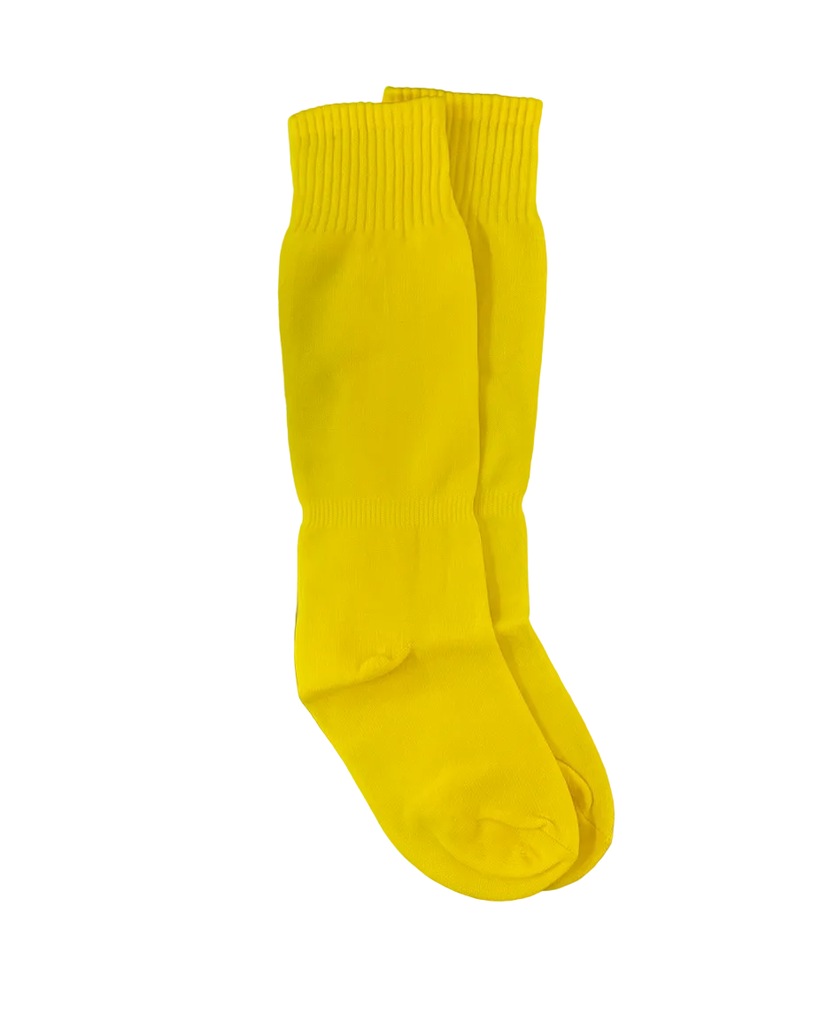 Yellow One Size Kids Socks