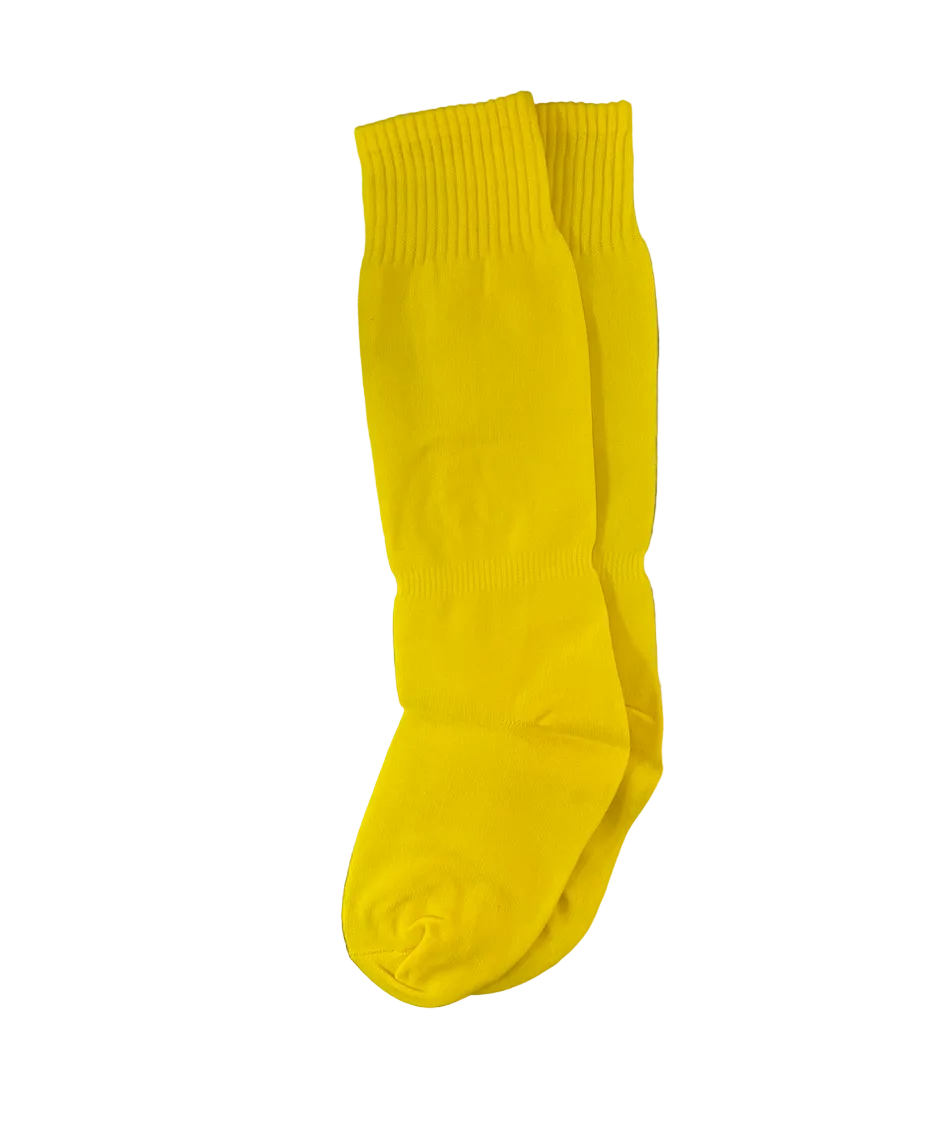 Yellow One Size Kids Socks