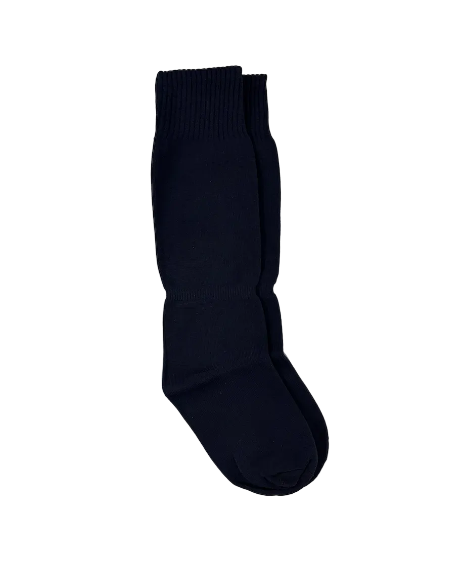 Navy Blue One Size Kids Socks