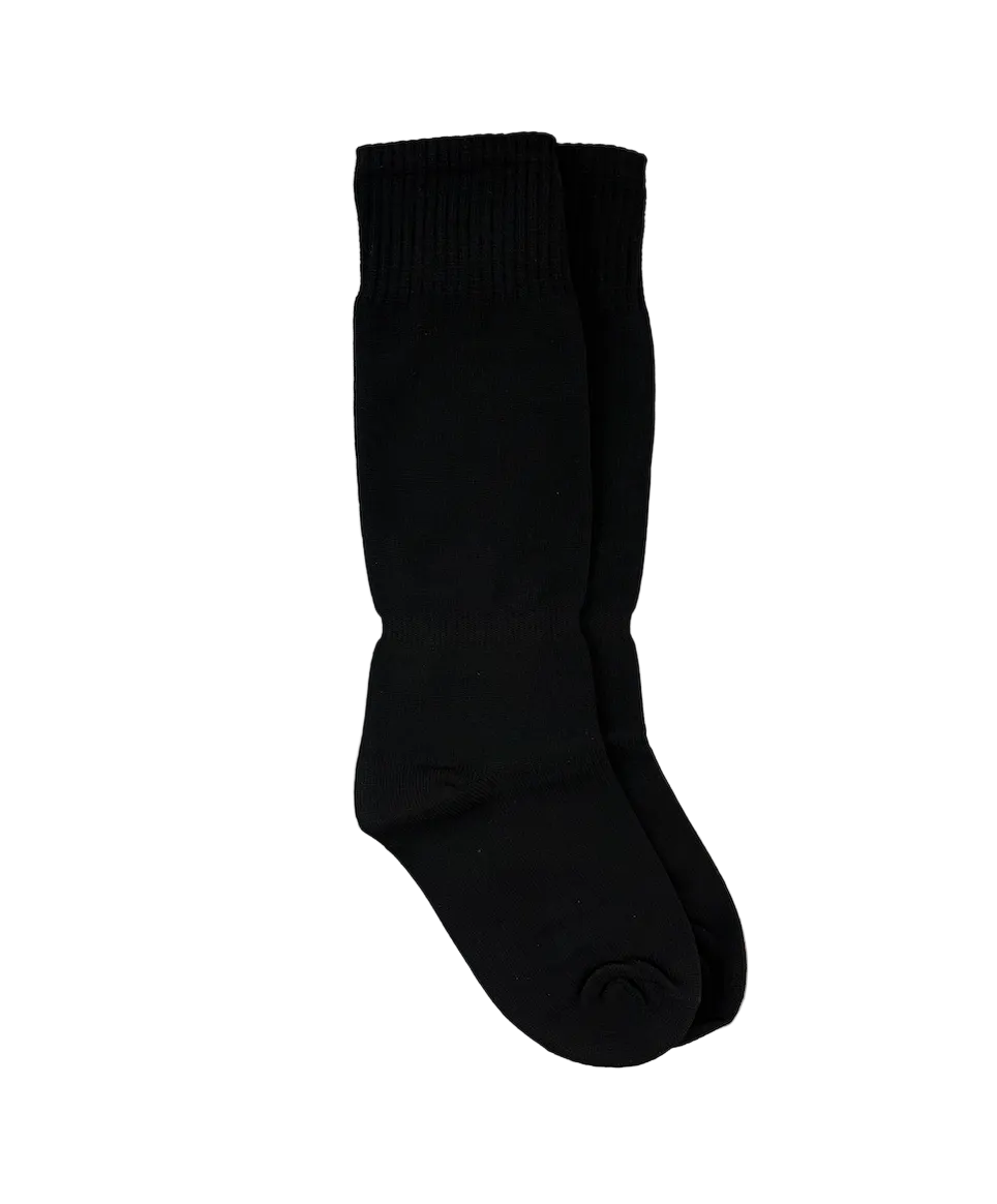 Black One Size Kids Socks