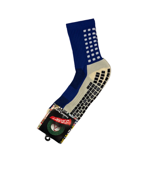 Blue One Size Adult Grip Socks