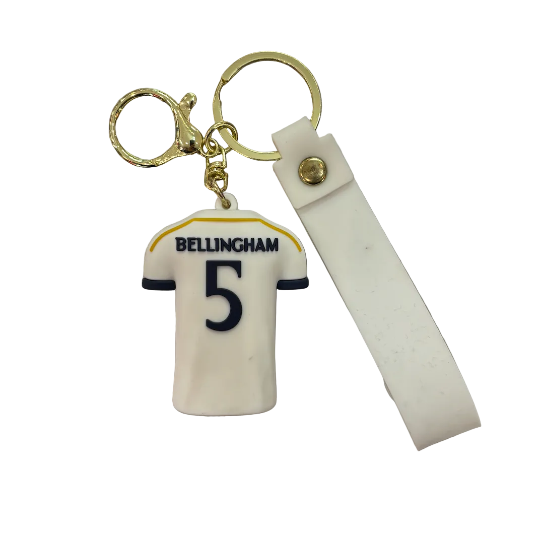 Jude Bellingham Real Madrid Jersey Keychain