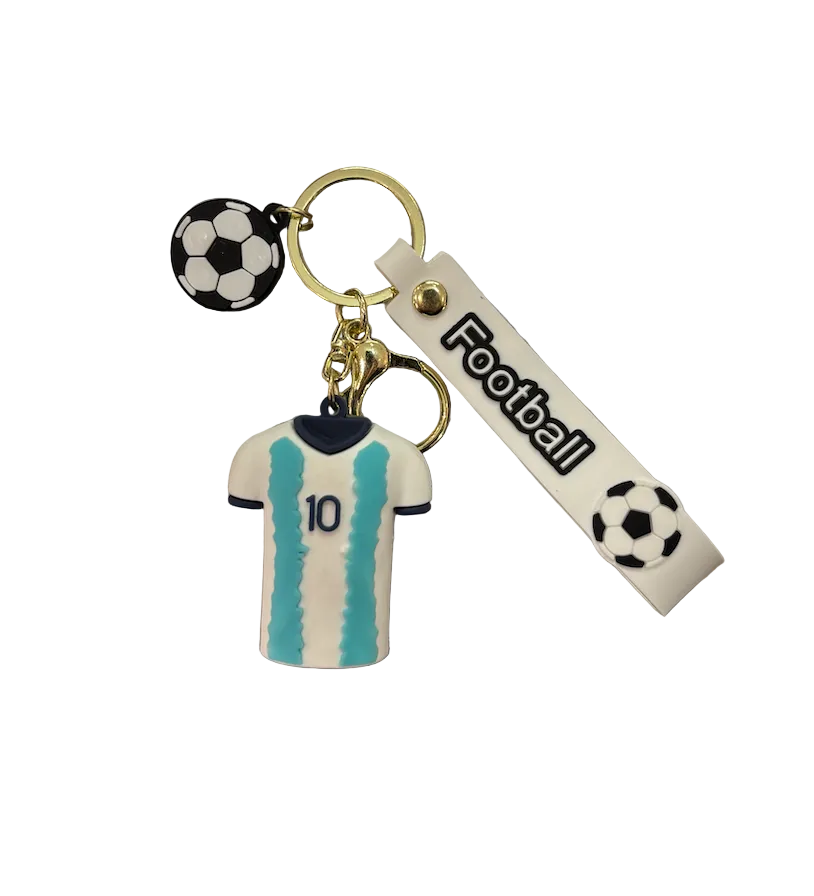 Lionel Messi Argentina Jersey Keychain