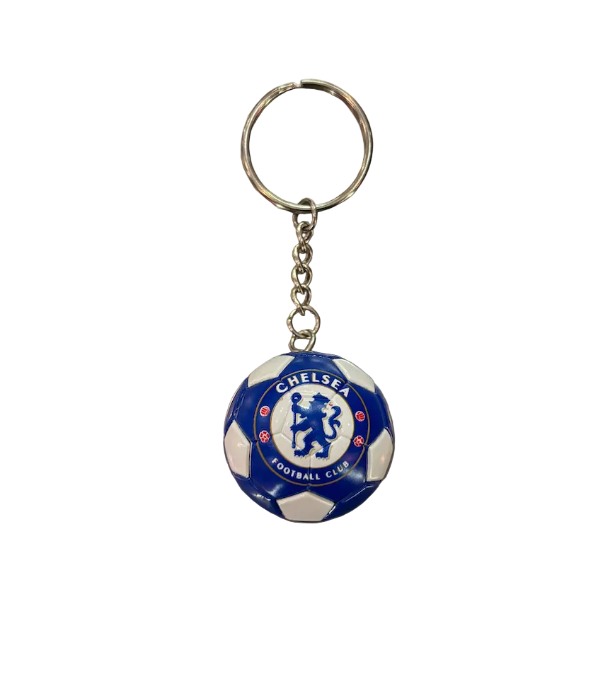 Chelsea Soccer Ball Keychain