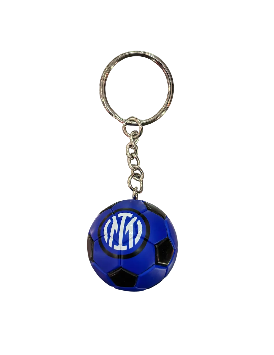 Inter Milan Soccer Ball Keychain