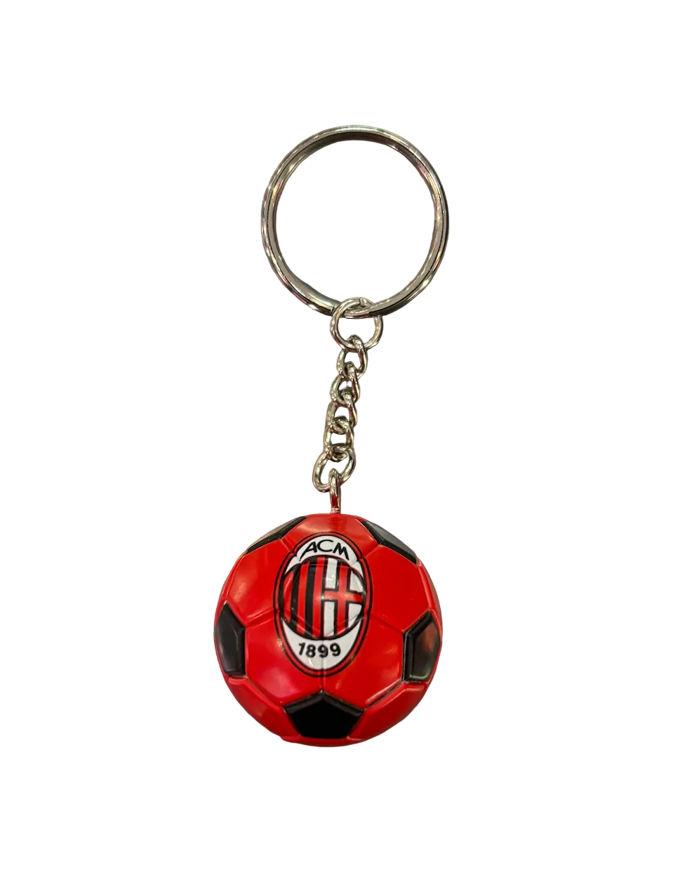 AC Milan Soccer Ball Keychain