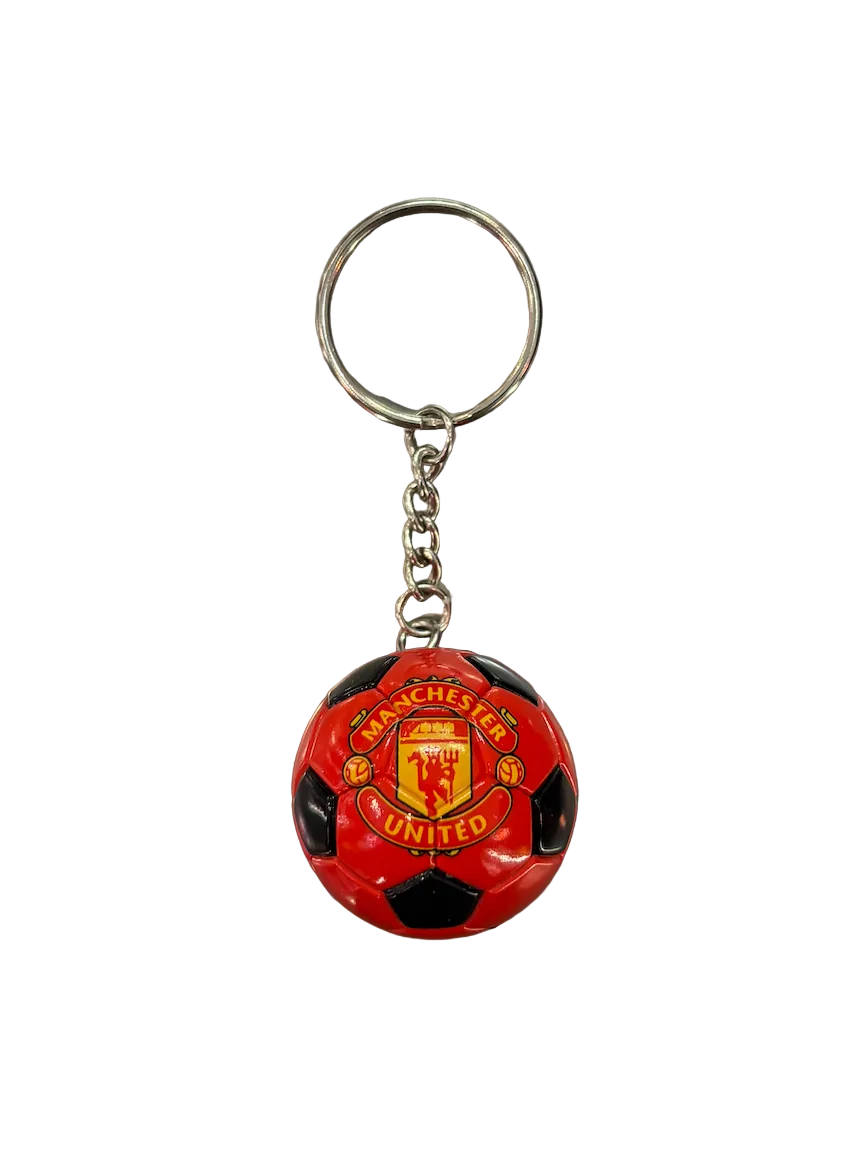 Manchester United Soccer Ball Keychain