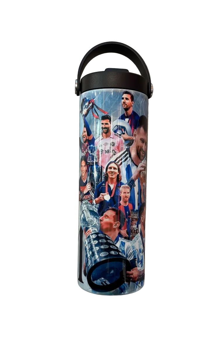 Lionel Messi Tumbler Water Bottle