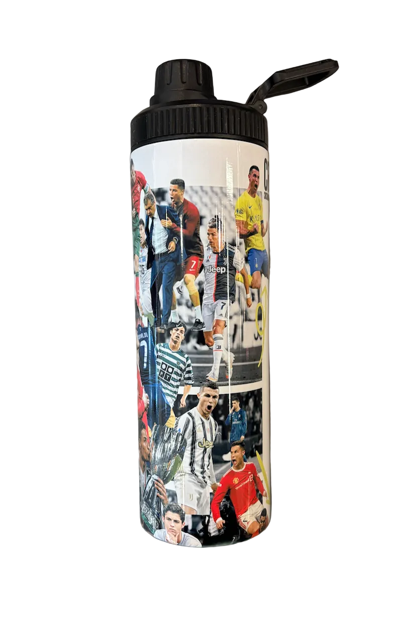 Cristiano Ronaldo Tumbler Water Bottle
