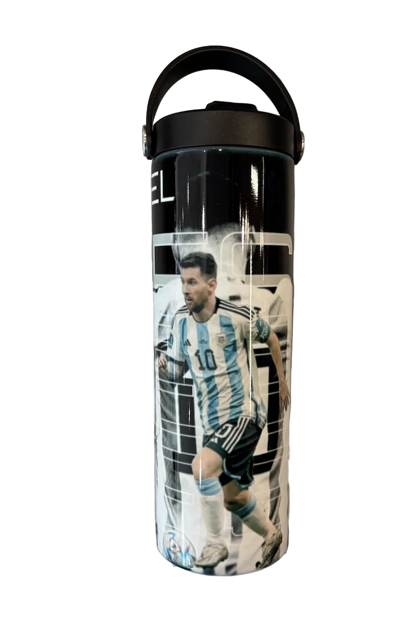 Lionel Messi Tumbler Water Bottle