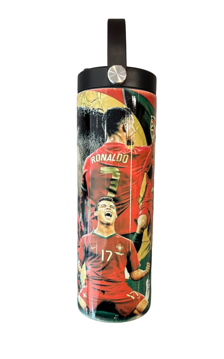 Cristiano Ronaldo Tumbler Water Bottle
