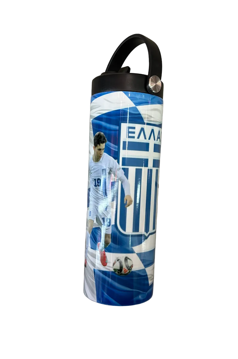 Greece Tumbler Water Bottle