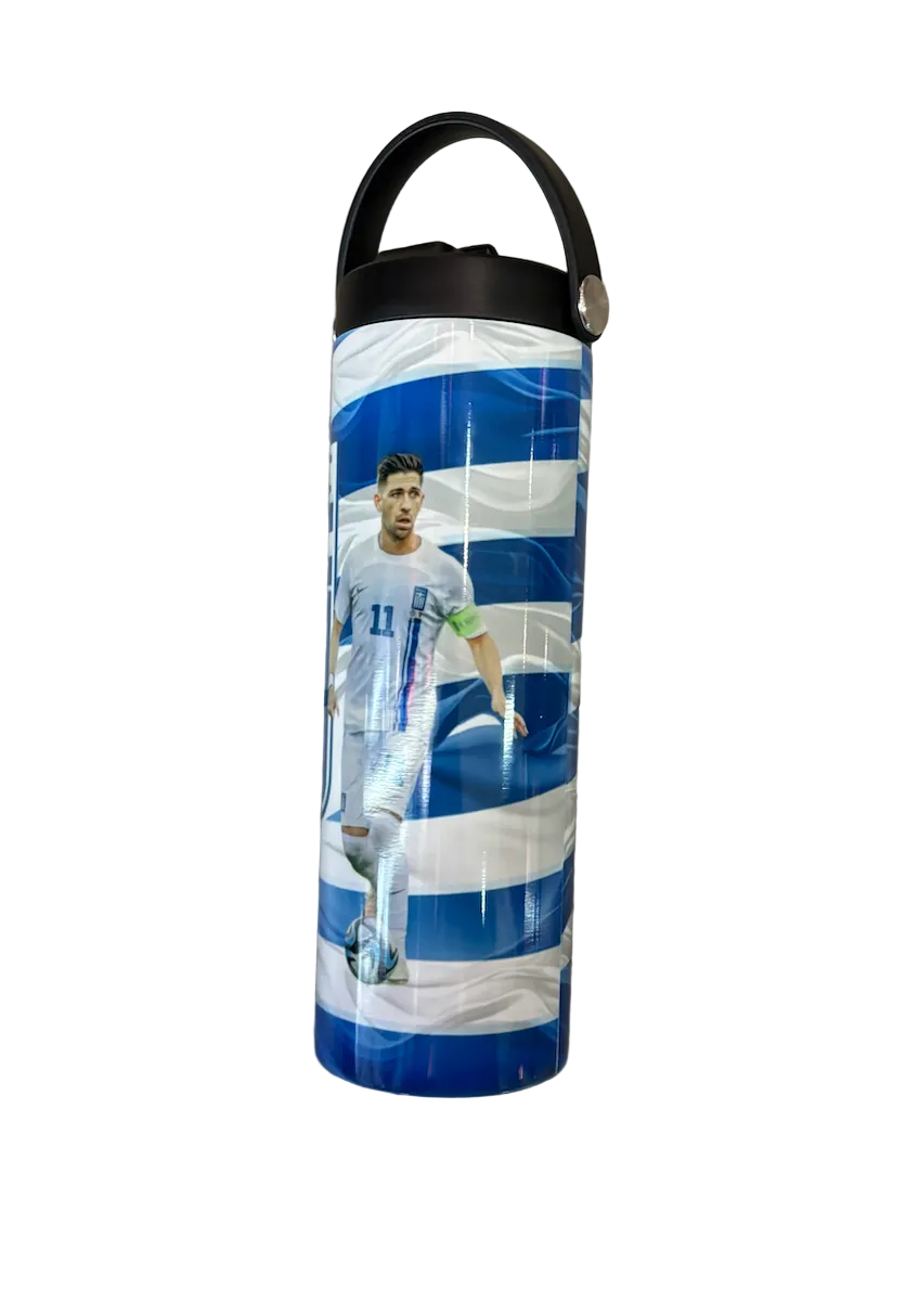 Greece Tumbler Water Bottle
