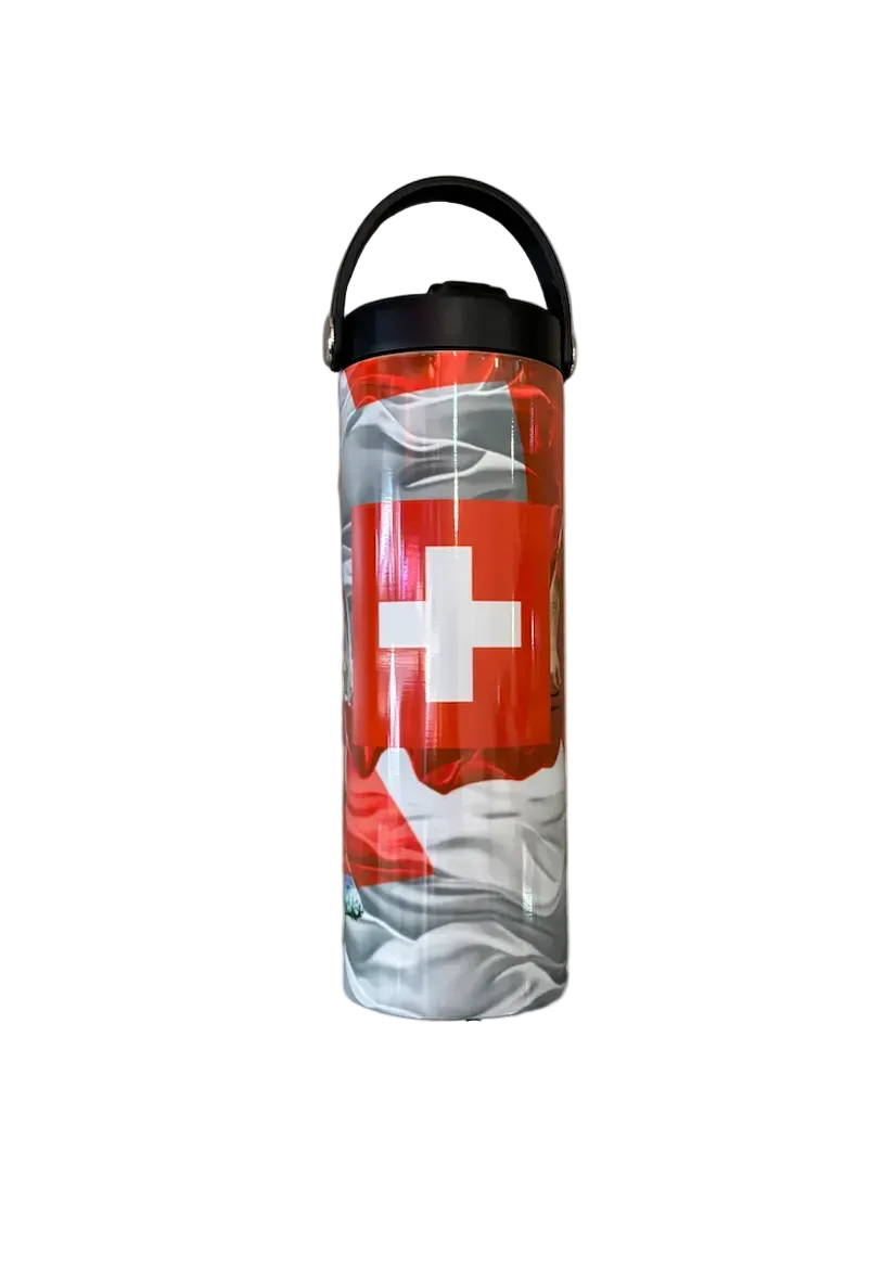 Switzerland Tumbler Water Bottle