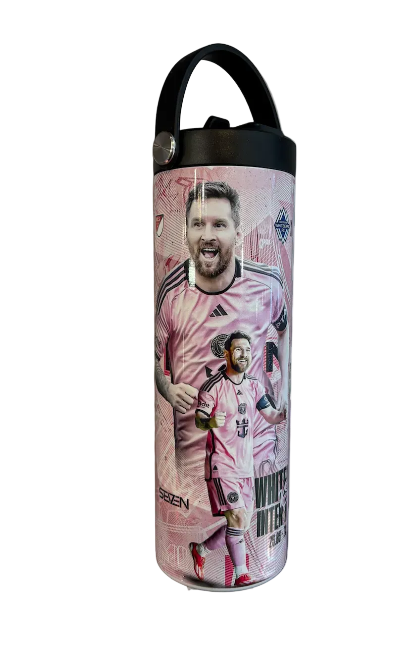 Inter Miami Lionel Messi Tumbler Water Bottle