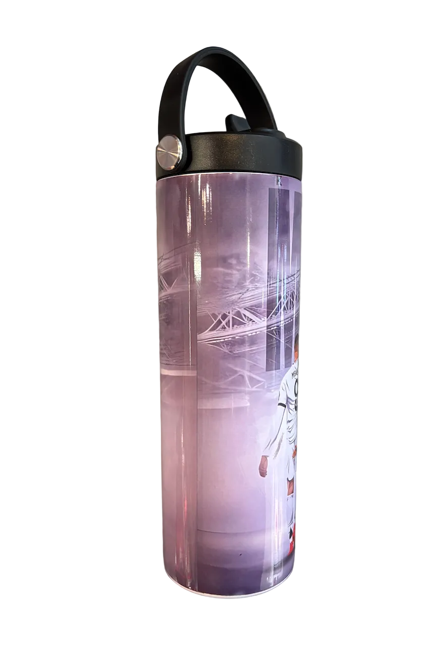 Real Madrid Kylian Mbappe Tumbler Water Bottle