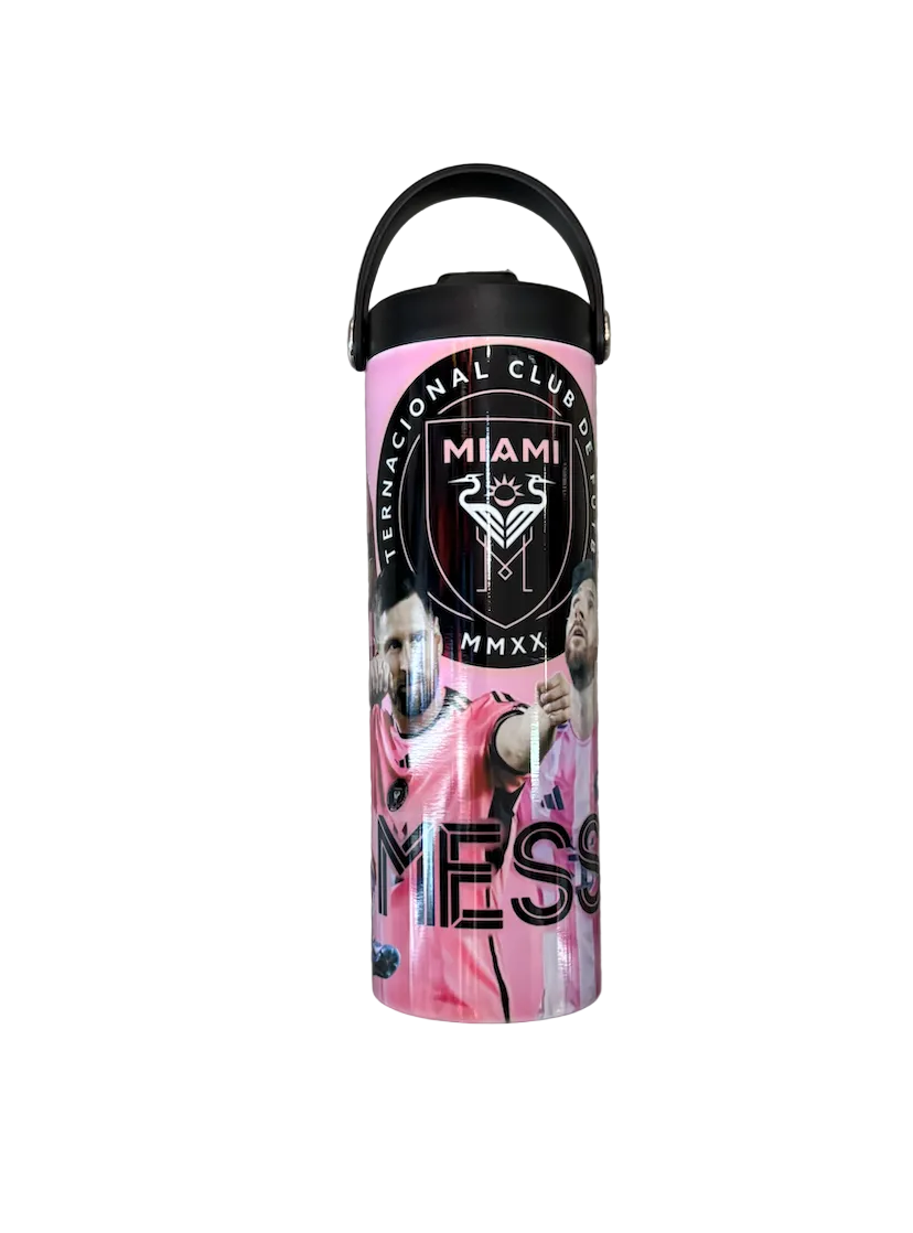 Inter Miami Lionel Messi Tumbler Water Bottle