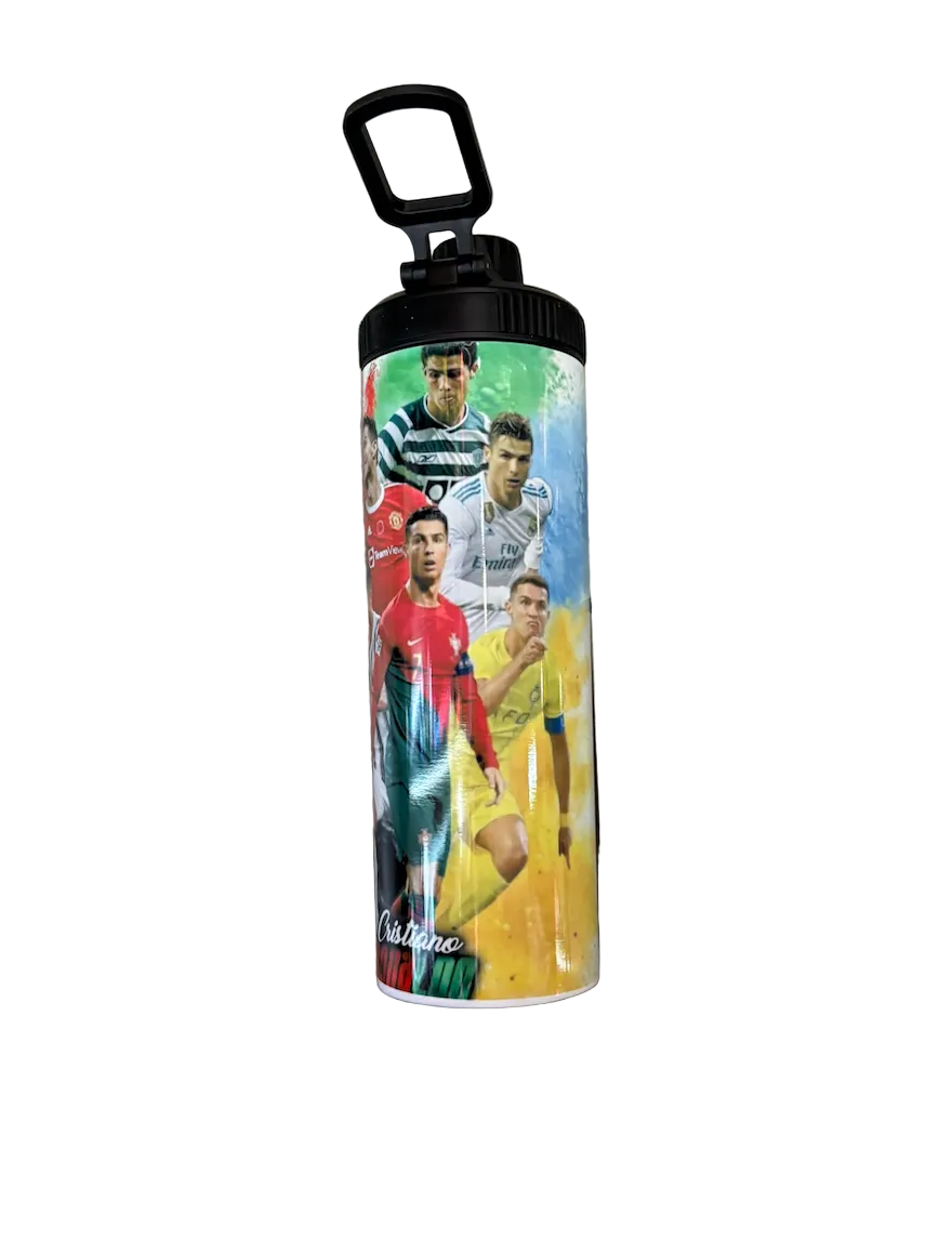 Cristiano Ronaldo Tumbler Water Bottle