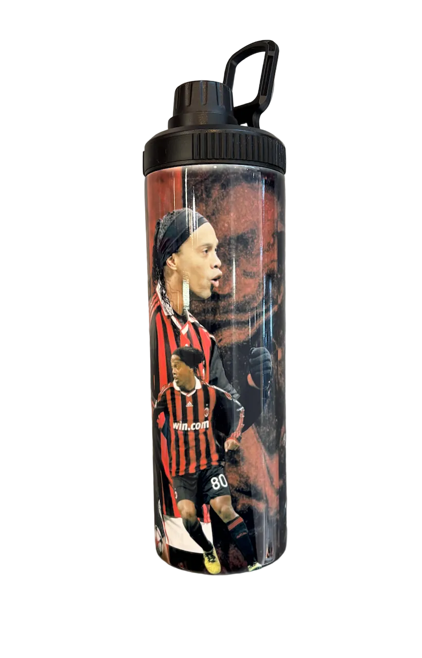 AC Milan Ronaldinho Tumbler Water Bottle