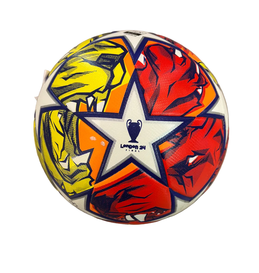 Champions League London Orange and Yellow 2024 Size 5 Ball
