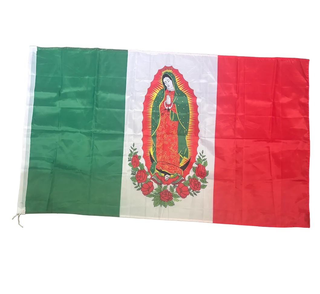 Mexico Virgen de Guadalupe Flag