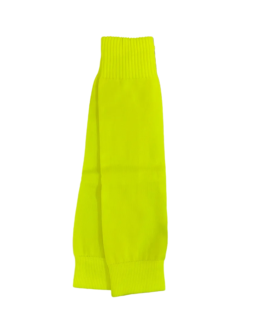 Neon Yellow One Size Adult Half Socks