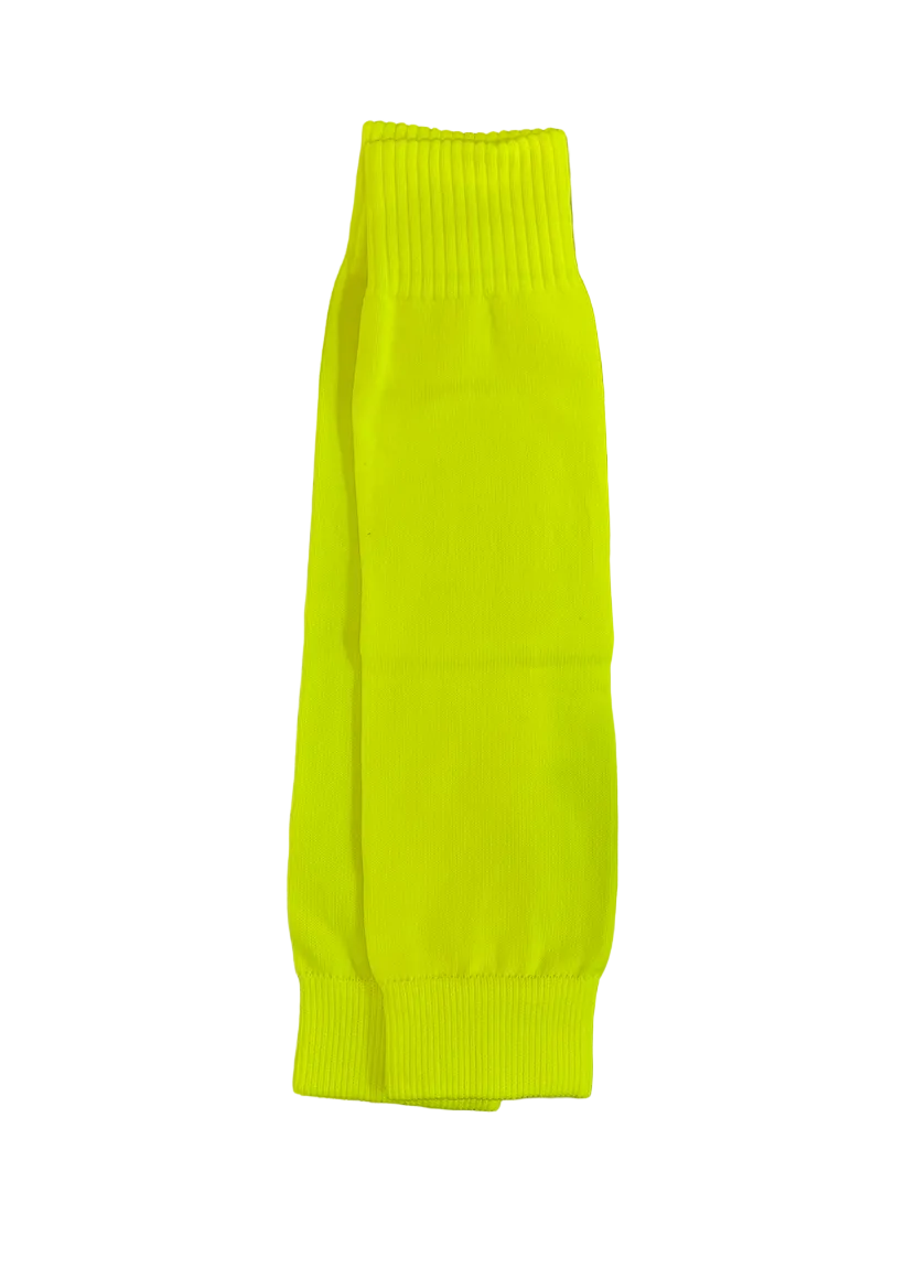 Neon Yellow One Size Adult Half Socks