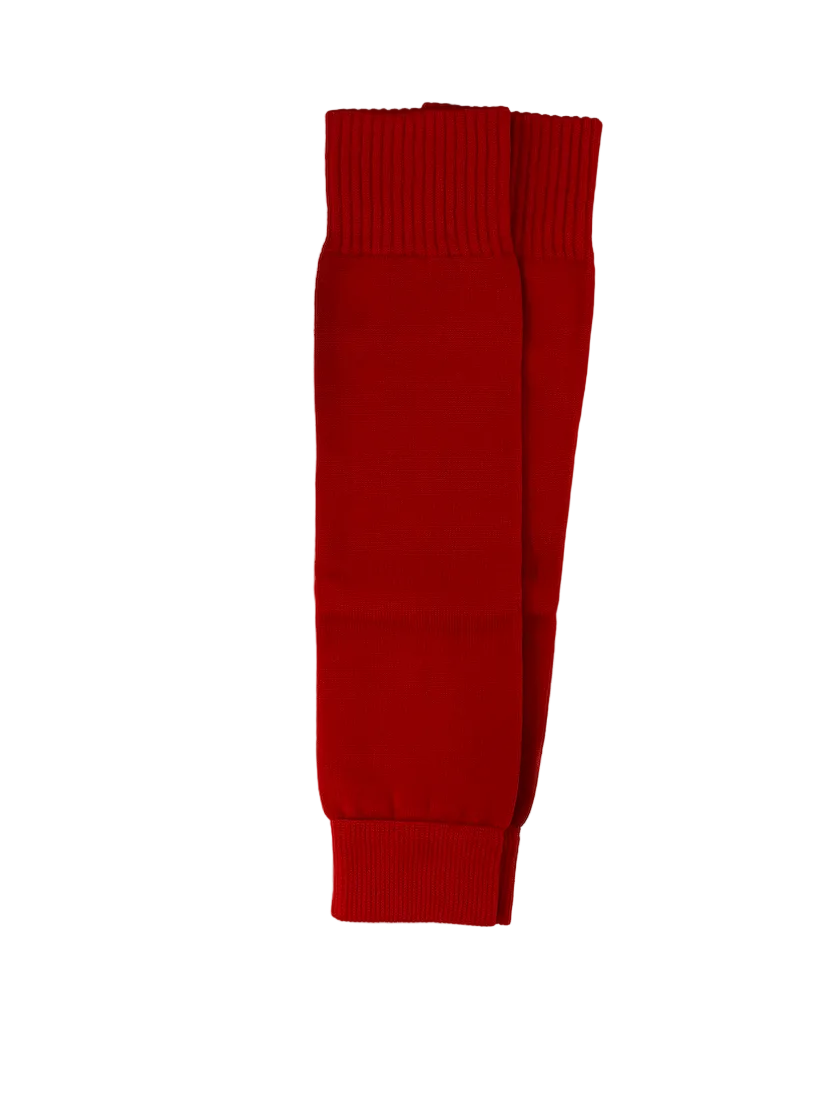 Red One Size Adult Half Socks